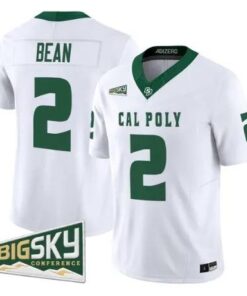 Troy Bean Jersey #2 Cal Poly Mustangs 2026 Vapor All Stitched by My Store NCAA Football Jerseys