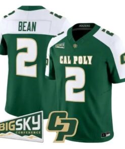 Troy Bean Jersey #2 Cal Poly Mustangs 2026 Vapor All Stitched by My Store NCAA Football Jerseys