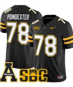 Tyriq Poindexter Jersey #78 App State Mountaineers 2026 All Stitched 6 Tyriq Poindexter Jersey #78 App State Mountaineers 2026 All Stitched by My Store NCAA Football Jerseys
