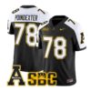 Tyriq Poindexter Jersey #78 App State Mountaineers 2026 All Stitched by My Store NCAA Football Jerseys