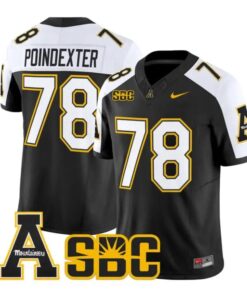 Tyriq Poindexter Jersey #78 App State Mountaineers 2026 All Stitched by My Store NCAA Football Jerseys