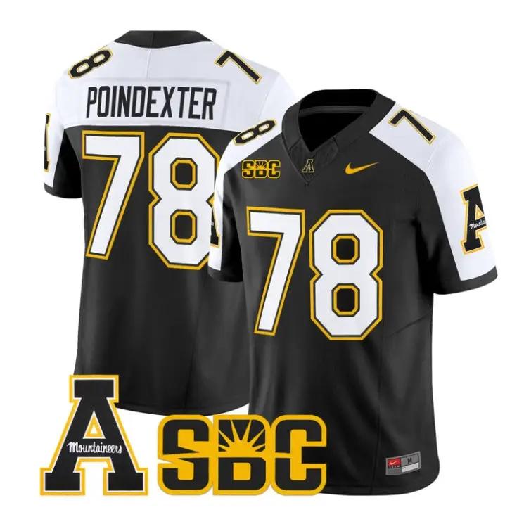 Tyriq Poindexter Jersey #78 App State Mountaineers 2026 All Stitched 1 Tyriq Poindexter Jersey #78 App State Mountaineers 2026 All Stitched by My Store NCAA Football Jerseys