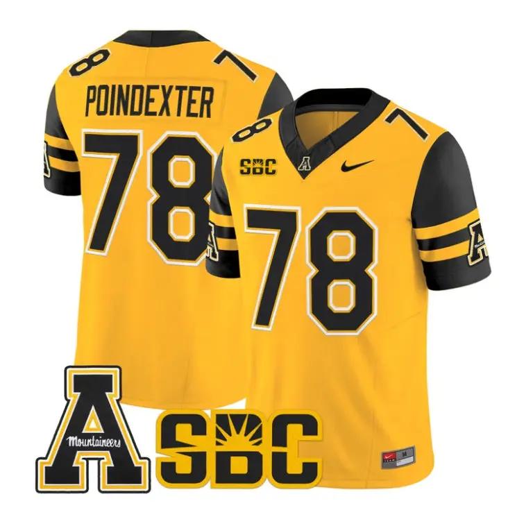 Tyriq Poindexter Jersey #78 App State Mountaineers 2026 All Stitched 3 Tyriq Poindexter Jersey #78 App State Mountaineers 2026 All Stitched by My Store NCAA Football Jerseys