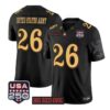 United States Army Jersey #26 Army Black Knights 2026 Vapor Limited All Stitched 5 United States Army Jersey #26 Army Black Knights 2026 Vapor Limited All Stitched by My Store NCAA Football Jerseys