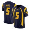 West Virginia Mountaineers Jersey 2026 Throwback Vapor Stitched Navy 4 West Virginia Mountaineers Jersey 2026 Throwback Vapor Stitched Navy by My Store NCAA Football Jerseys