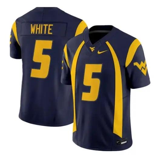West Virginia Mountaineers Jersey 2026 Throwback Vapor Stitched Navy 1 West Virginia Mountaineers Jersey 2026 Throwback Vapor Stitched Navy by My Store NCAA Football Jerseys