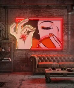 beautifulgirl1-1 - Malcom Terry Geisha Girl LED Neon Sign Light Pop Art by VN339