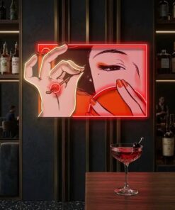 beautifulgirl1-2 - Malcom Terry Geisha Girl LED Neon Sign Light Pop Art by VN339