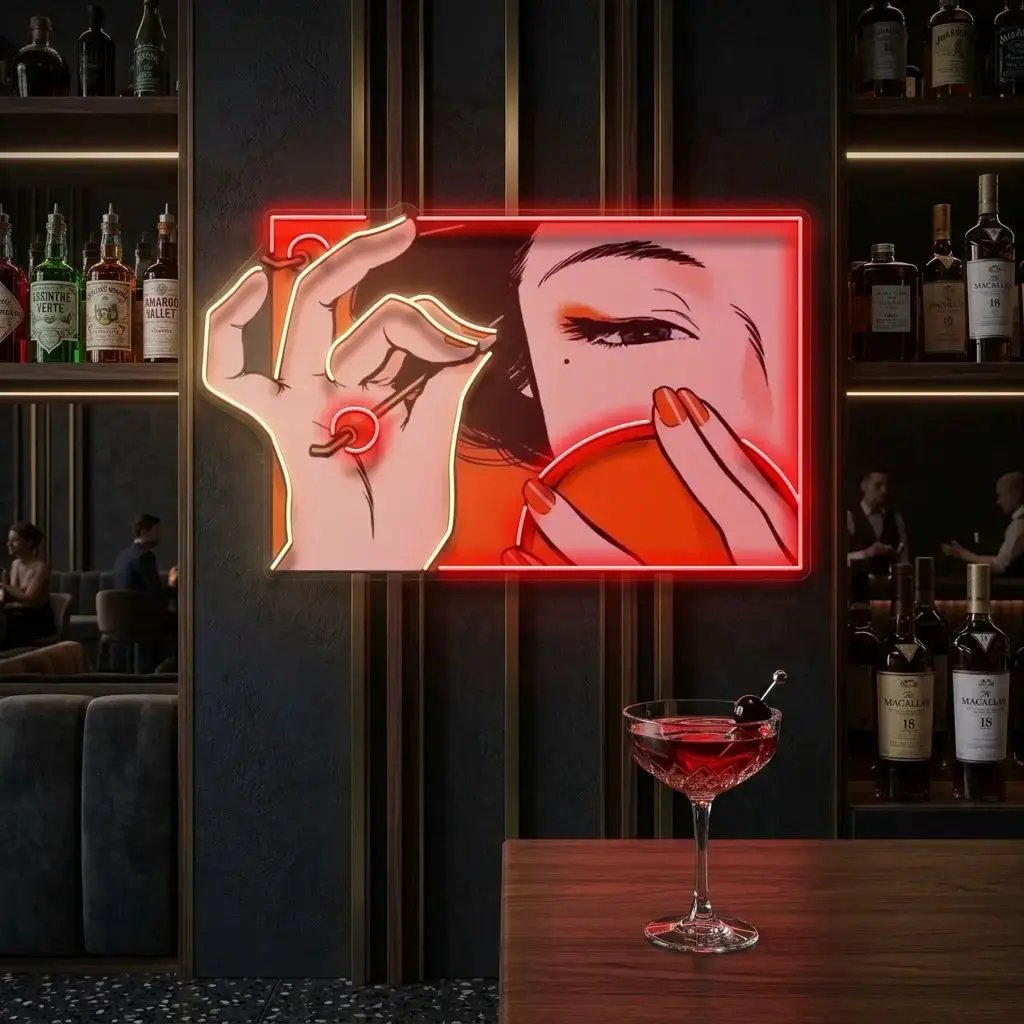 beautifulgirl1-2 - Malcom Terry Geisha Girl LED Neon Sign Light Pop Art by VN339