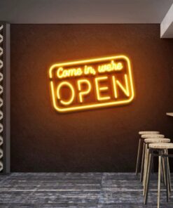 comein_we_reopeno - Malcom Terry Come In, We're Open 2 Led Neon Sign Light by VN339