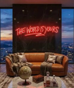 theworldisyoursred-3_1a36f41a-d2ef-4c5d-bd8d-aa89a3d1dc89 - Malcom Terry The World Is Yours Led Neon Sign Light - Upbeat Your Life by VN339