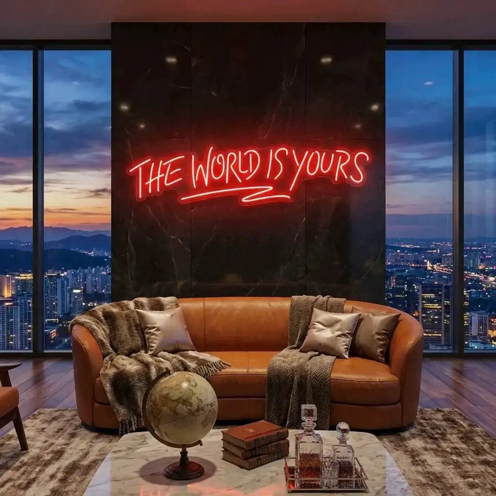 theworldisyoursred-3_1a36f41a-d2ef-4c5d-bd8d-aa89a3d1dc89 - Malcom Terry The World Is Yours Led Neon Sign Light - Upbeat Your Life by VN339