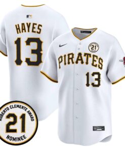 Ke'Bryan Hayes Jersey #13 Pittsburgh Pirates Roberto Clemente Tribute Patch Vapor Premier Limited Stitched