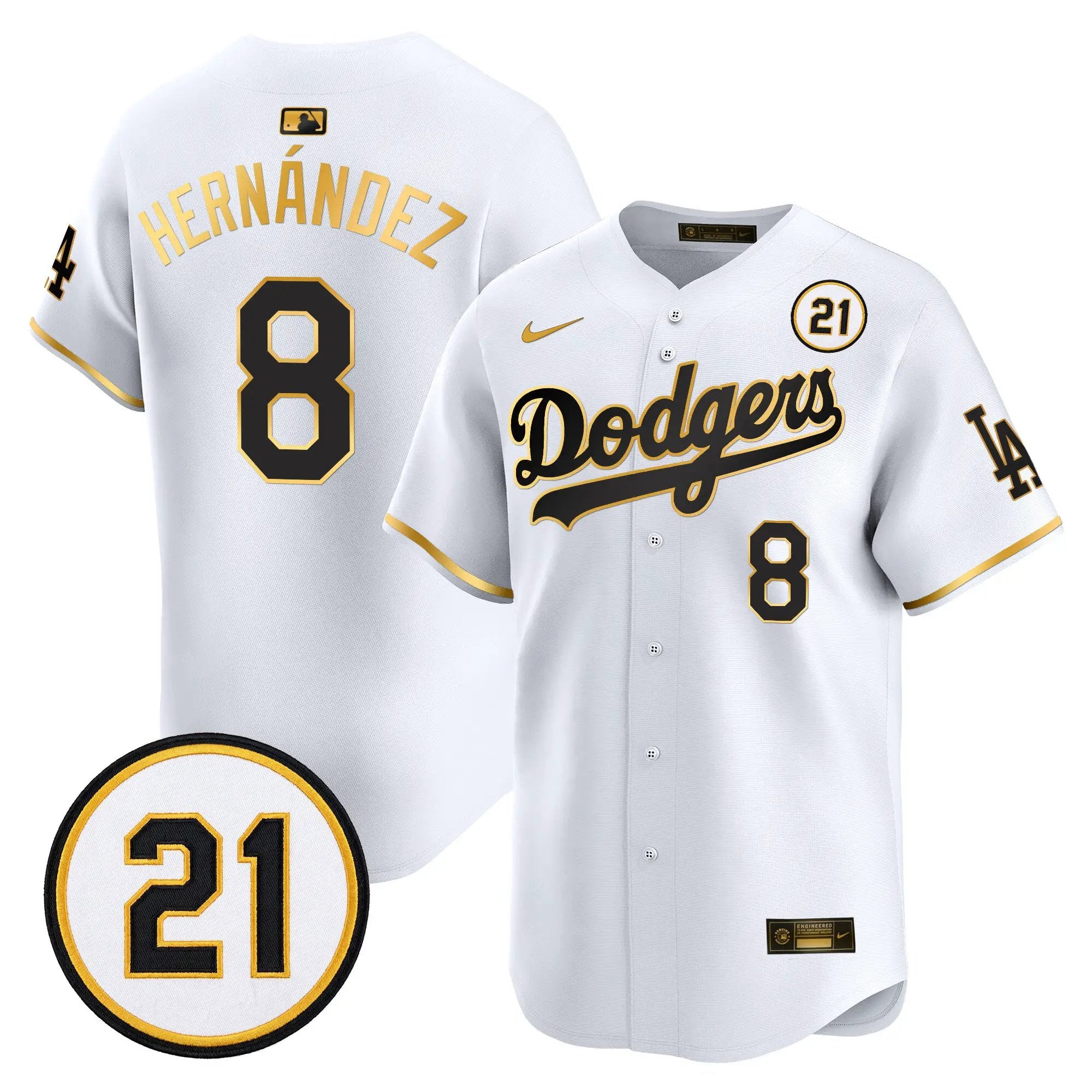 kike-hernandez-jersey-8-los-angeles-dodgers-roberto-clemente-tribute-patch-vapor-premier-limited-stitched-04 - Malcom Terry Kike Hernandez Jersey #8 Los Angeles Dodgers Roberto Clemente Tribute Patch Vapor Premier Limited Stitched