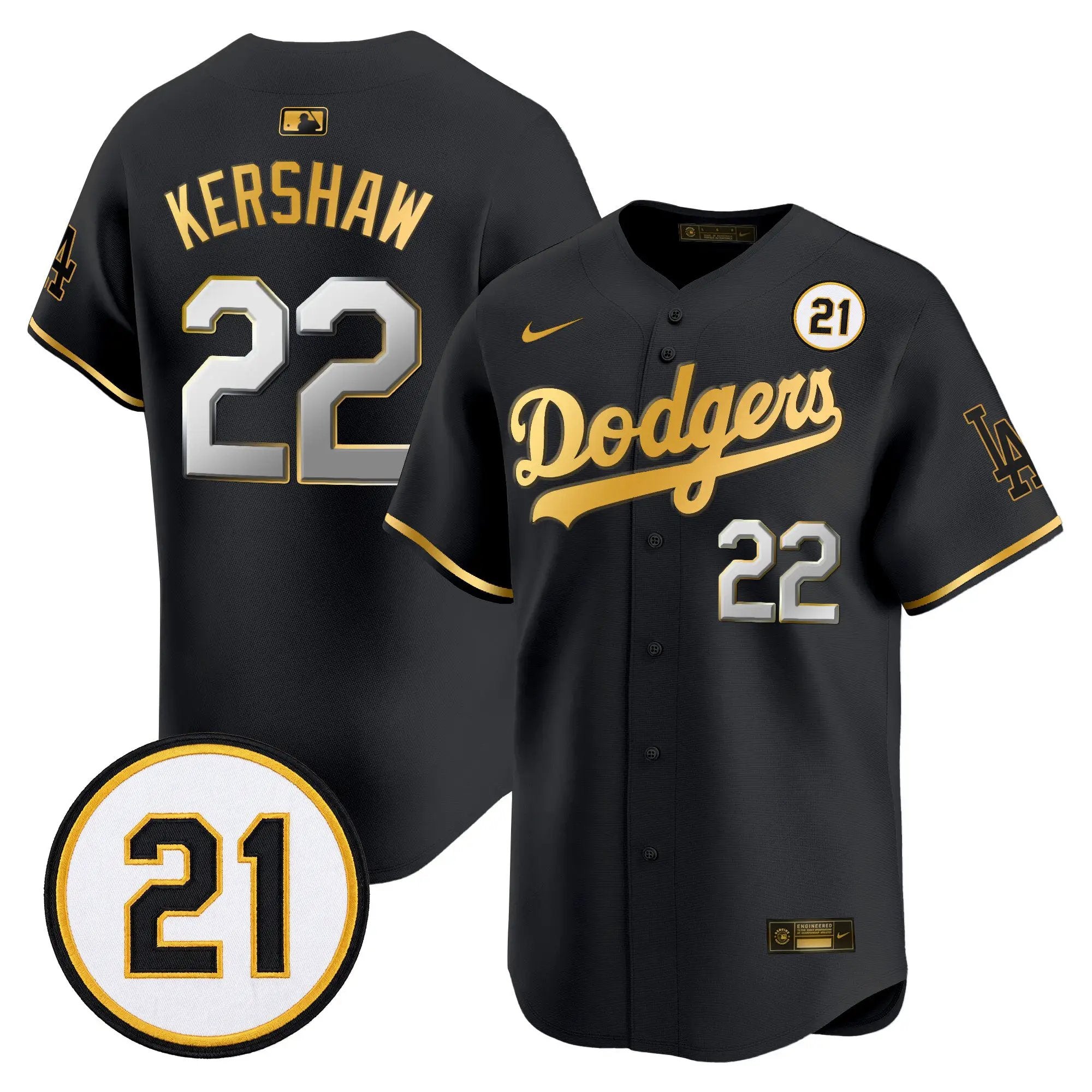 clayton-kershaw-jersey-22-los-angeles-dodgers-roberto-clemente-tribute-patch-vapor-premier-limited-stitched-05 - Malcom Terry Clayton Kershaw Jersey #22 Los Angeles Dodgers Roberto Clemente Tribute Patch Vapor Premier Limited Stitched