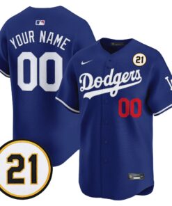 Los Angeles Dodgers Roberto Clemente Tribute Patch Vapor Premier Limited Custom Jersey - All Stitched - Malcom Terry Los Angeles Dodgers Roberto Clemente Tribute Patch Vapor Premier Limited Custom Jersey - All Stitched