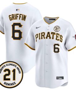 konnor-griffin-jersey-6-pittsburgh-pirates-roberto-clemente-tribute-patch-vapor-premier-limited-stitched-02 - Malcom Terry Konnor Griffin Jersey #6 Pittsburgh Pirates Roberto Clemente Tribute Patch Vapor Premier Limited Stitched