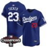 Kyle Tucker Jersey #23 Los Angeles Dodgers NL West Division Champions Patch Vapor Premier Limited Stitched
