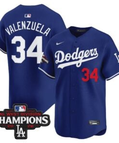 Fernando Valenzuela Jersey #34 Los Angeles Dodgers NL West Division Champions Patch Vapor Premier Limited Stitched - Malcom Terry Fernando Valenzuela Jersey #34 Los Angeles Dodgers NL West Division Champions Patch Vapor Premier Limited Stitched