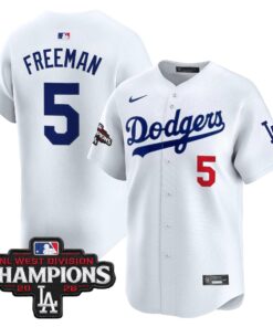 freddie-freeman-jersey-5-los-angeles-dodgers-nl-west-division-champions-patch-vapor-premier-limited-stitched-02 - Malcom Terry Freddie Freeman Jersey #5 Los Angeles Dodgers NL West Division Champions Patch Vapor Premier Limited Stitched