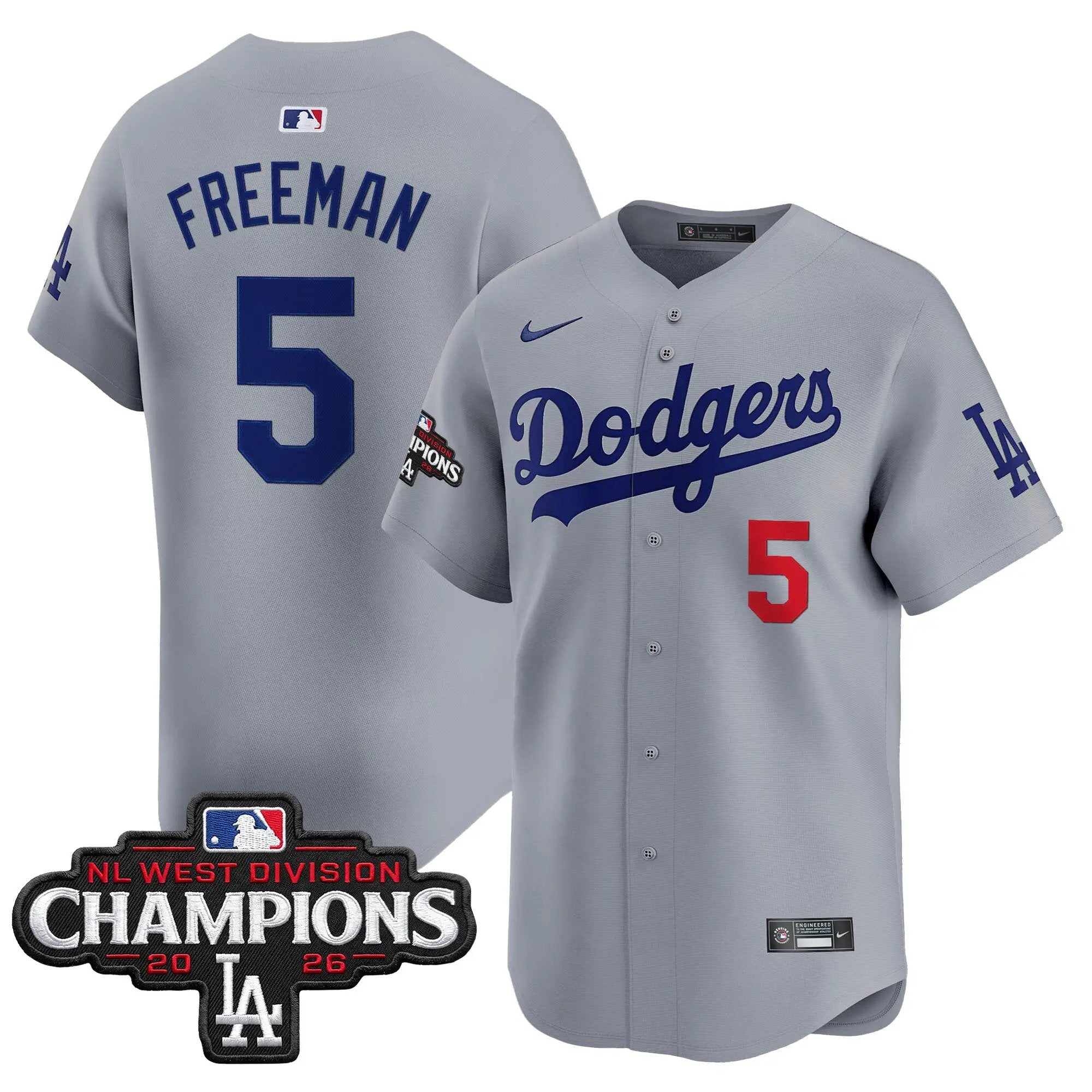freddie-freeman-jersey-5-los-angeles-dodgers-nl-west-division-champions-patch-vapor-premier-limited-stitched-03 - Malcom Terry Freddie Freeman Jersey #5 Los Angeles Dodgers NL West Division Champions Patch Vapor Premier Limited Stitched