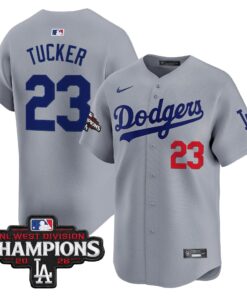 kyle-tucker-jersey-23-los-angeles-dodgers-nl-west-division-champions-patch-vapor-premier-limited-stitched-03 - Malcom Terry Kyle Tucker Jersey #23 Los Angeles Dodgers NL West Division Champions Patch Vapor Premier Limited Stitched
