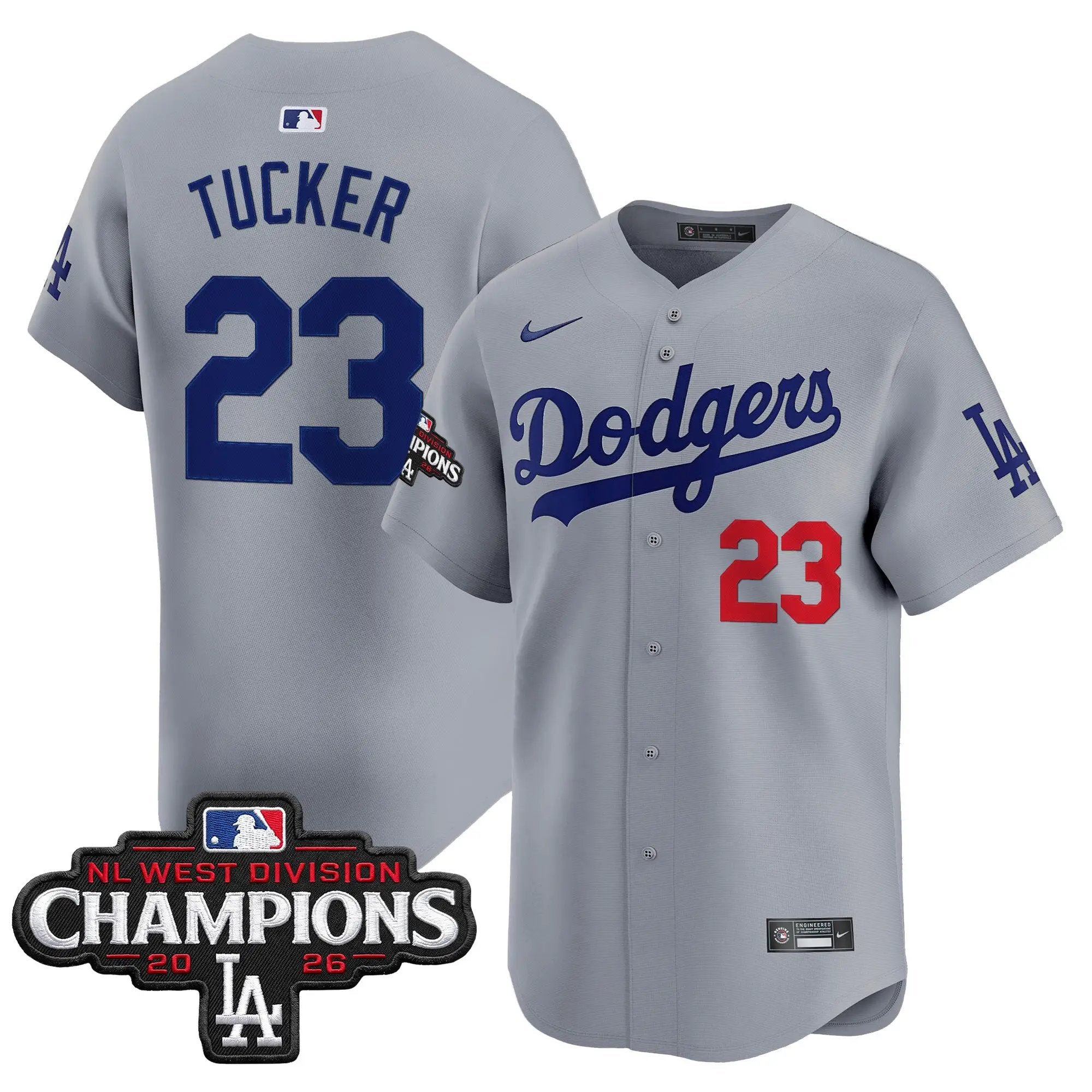 kyle-tucker-jersey-23-los-angeles-dodgers-nl-west-division-champions-patch-vapor-premier-limited-stitched-03 - Malcom Terry Kyle Tucker Jersey #23 Los Angeles Dodgers NL West Division Champions Patch Vapor Premier Limited Stitched