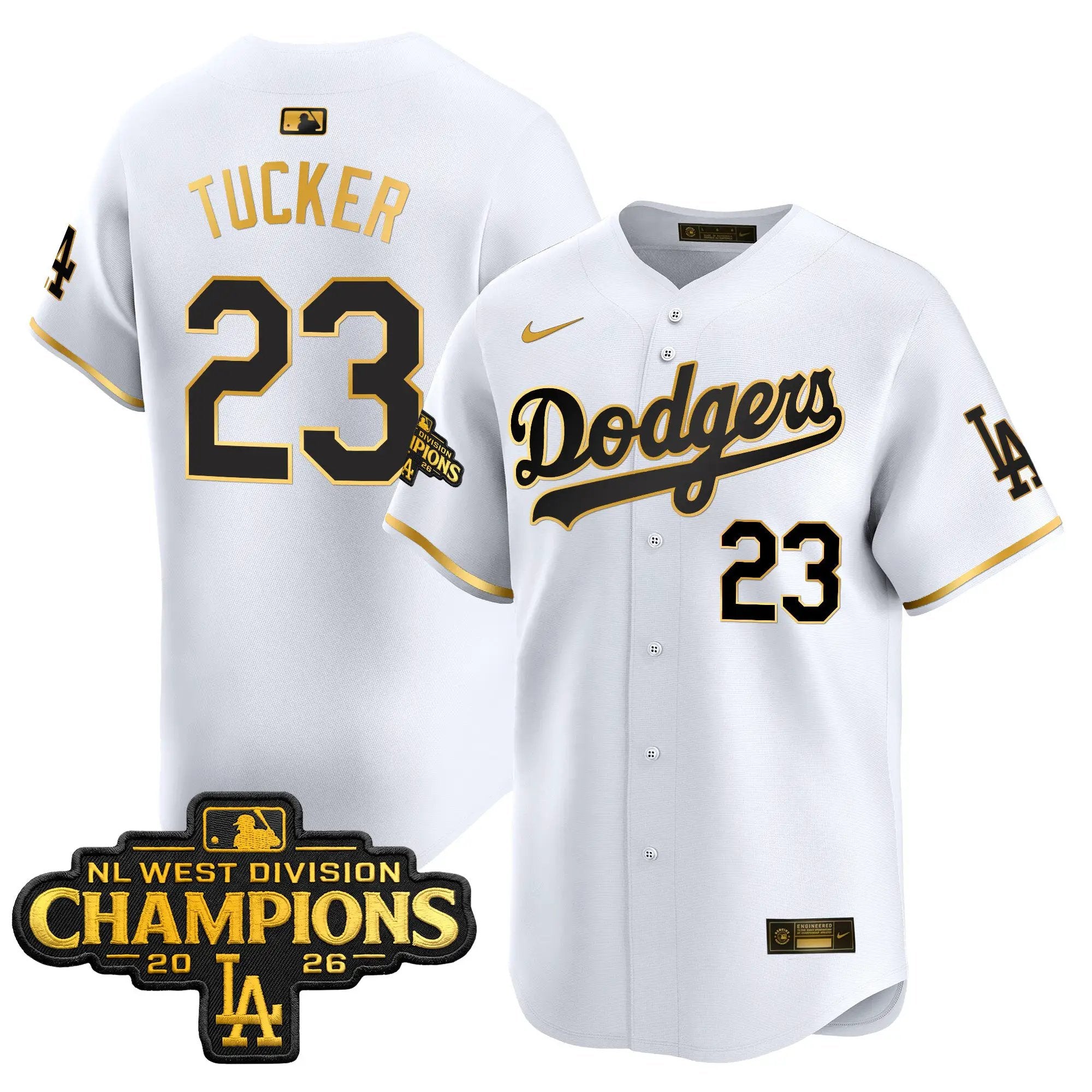kyle-tucker-jersey-23-los-angeles-dodgers-nl-west-division-champions-patch-vapor-premier-limited-stitched-04 - Malcom Terry Kyle Tucker Jersey #23 Los Angeles Dodgers NL West Division Champions Patch Vapor Premier Limited Stitched
