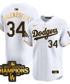fernando-valenzuela-jersey-34-los-angeles-dodgers-nl-west-division-champions-patch-vapor-premier-limited-stitched-04 - Malcom Terry Fernando Valenzuela Jersey #34 Los Angeles Dodgers NL West Division Champions Patch Vapor Premier Limited Stitched