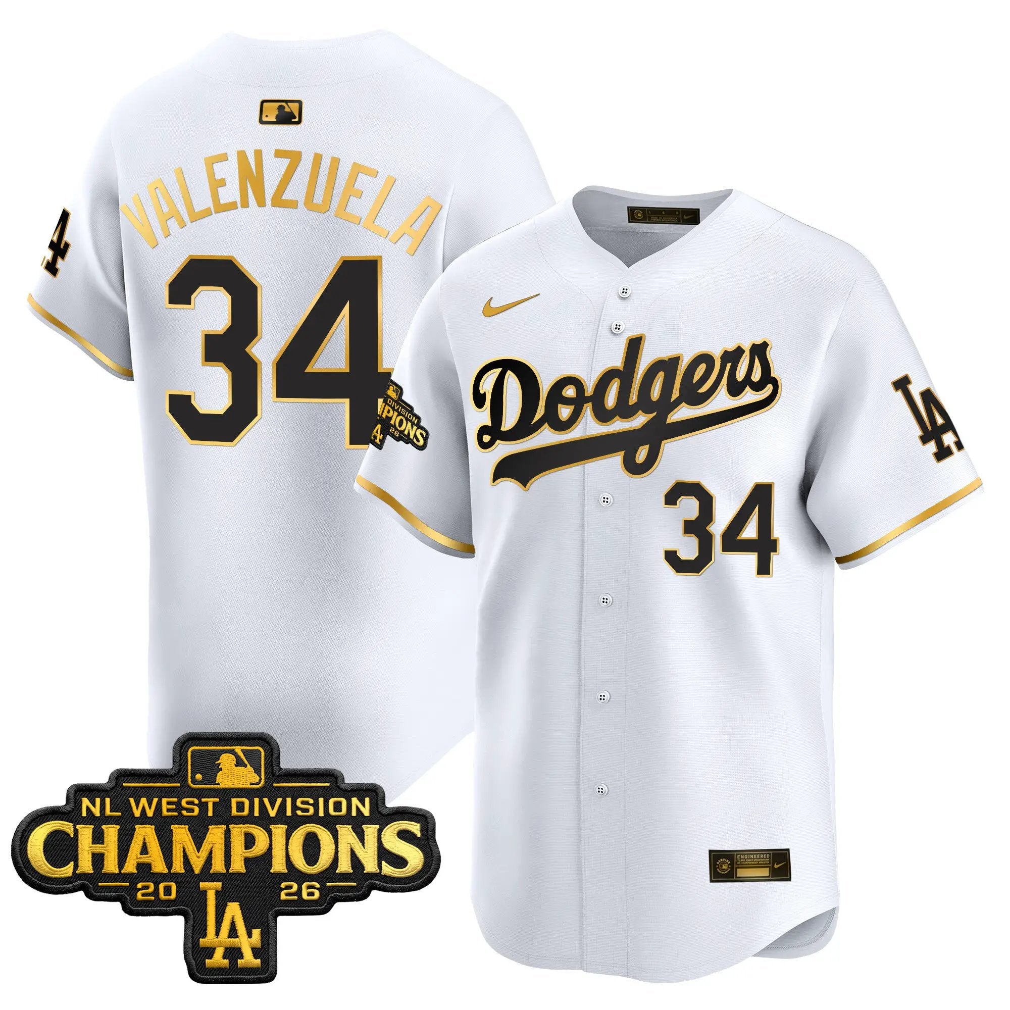 fernando-valenzuela-jersey-34-los-angeles-dodgers-nl-west-division-champions-patch-vapor-premier-limited-stitched-04 - Malcom Terry Fernando Valenzuela Jersey #34 Los Angeles Dodgers NL West Division Champions Patch Vapor Premier Limited Stitched