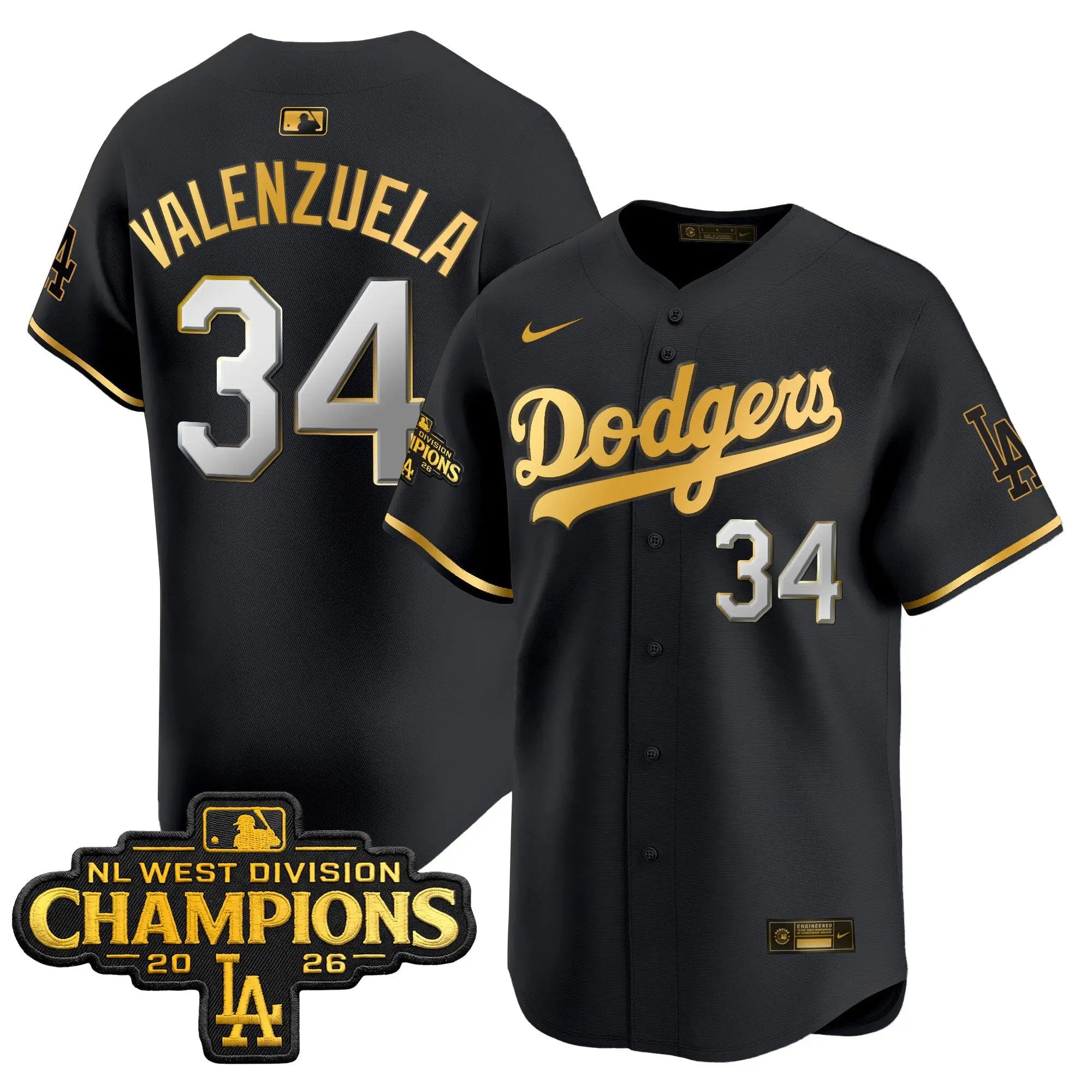fernando-valenzuela-jersey-34-los-angeles-dodgers-nl-west-division-champions-patch-vapor-premier-limited-stitched-05 - Malcom Terry Fernando Valenzuela Jersey #34 Los Angeles Dodgers NL West Division Champions Patch Vapor Premier Limited Stitched