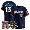 Manny Machado Jersey #13 San Diego Padres 2026 City Connect Vapor Premier Limited Tony Gwynn Patch Stitched