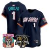 Peter Seidler Jersey #1 San Diego Padres 2026 City Connect Vapor Premier Limited Tony Gwynn Patch Stitched
