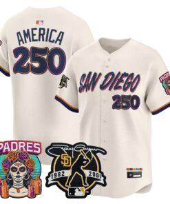 America Jersey #250 San Diego Padres 2026 City Connect Vapor Premier Limited Tony Gwynn Patch Stitched