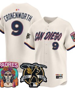 Jake Cronenworth Jersey #9 San Diego Padres 2026 City Connect Vapor Premier Limited Tony Gwynn Patch Stitched