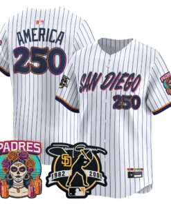 America Jersey #250 San Diego Padres 2026 City Connect Vapor Premier Limited Tony Gwynn Patch Stitched