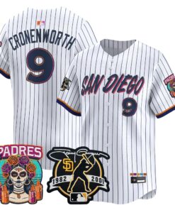 Jake Cronenworth Jersey #9 San Diego Padres 2026 City Connect Vapor Premier Limited Tony Gwynn Patch Stitched