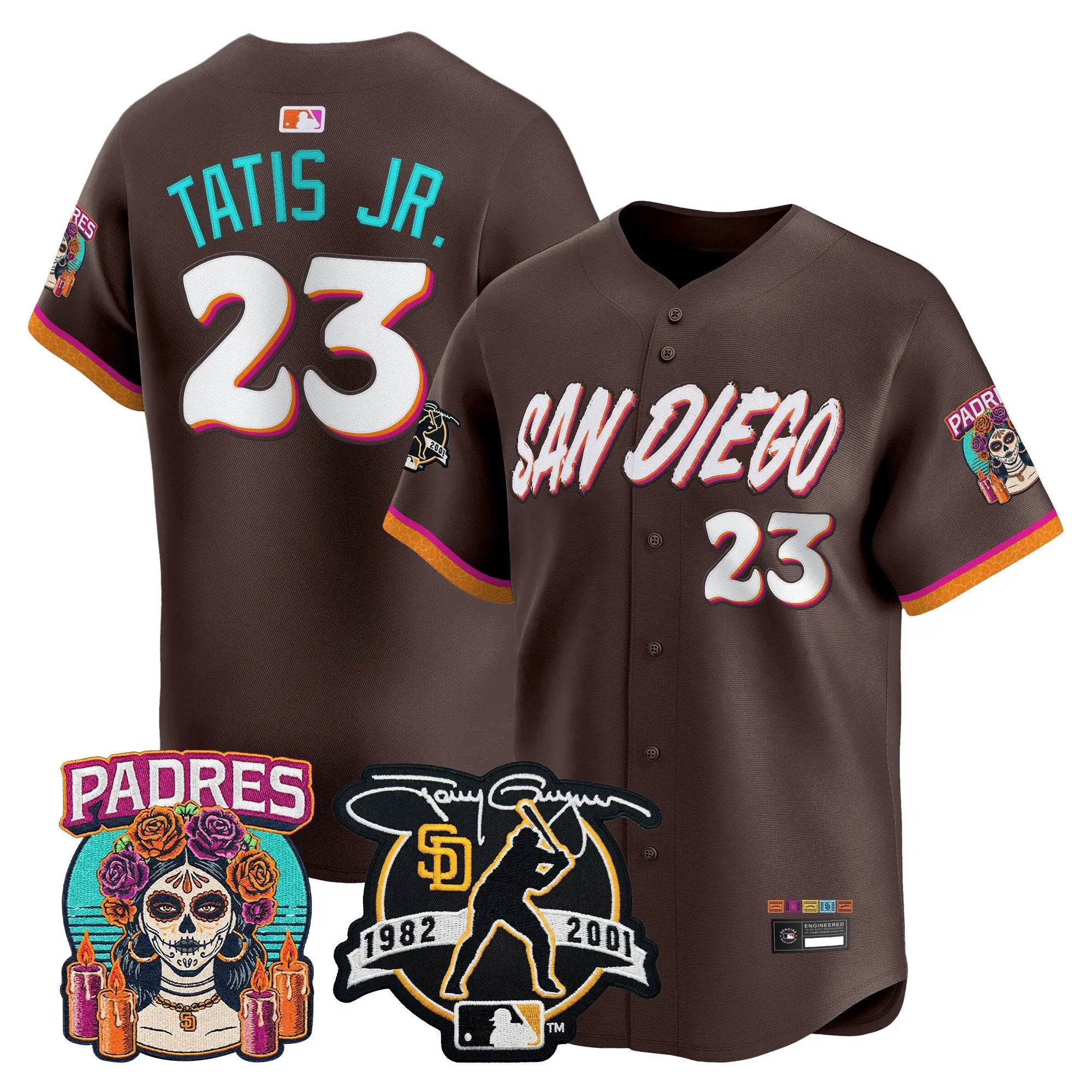 fernando-tatis-jr-jersey-23-san-diego-padres-2026-city-connect-vapor-premier-limited-tony-gwynn-patch-stitched-04 - Malcom Terry Fernando Tatis Jr. Jersey #23 San Diego Padres 2026 City Connect Vapor Premier Limited Tony Gwynn Patch Stitched