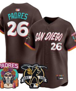 Padres Jersey #26 San Diego Padres 2026 City Connect Vapor Premier Limited Tony Gwynn Patch Stitched