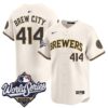 Brew City Jersey #414 Milwaukee Brewers 2026 World Series Vapor Premier Limited Stitched
