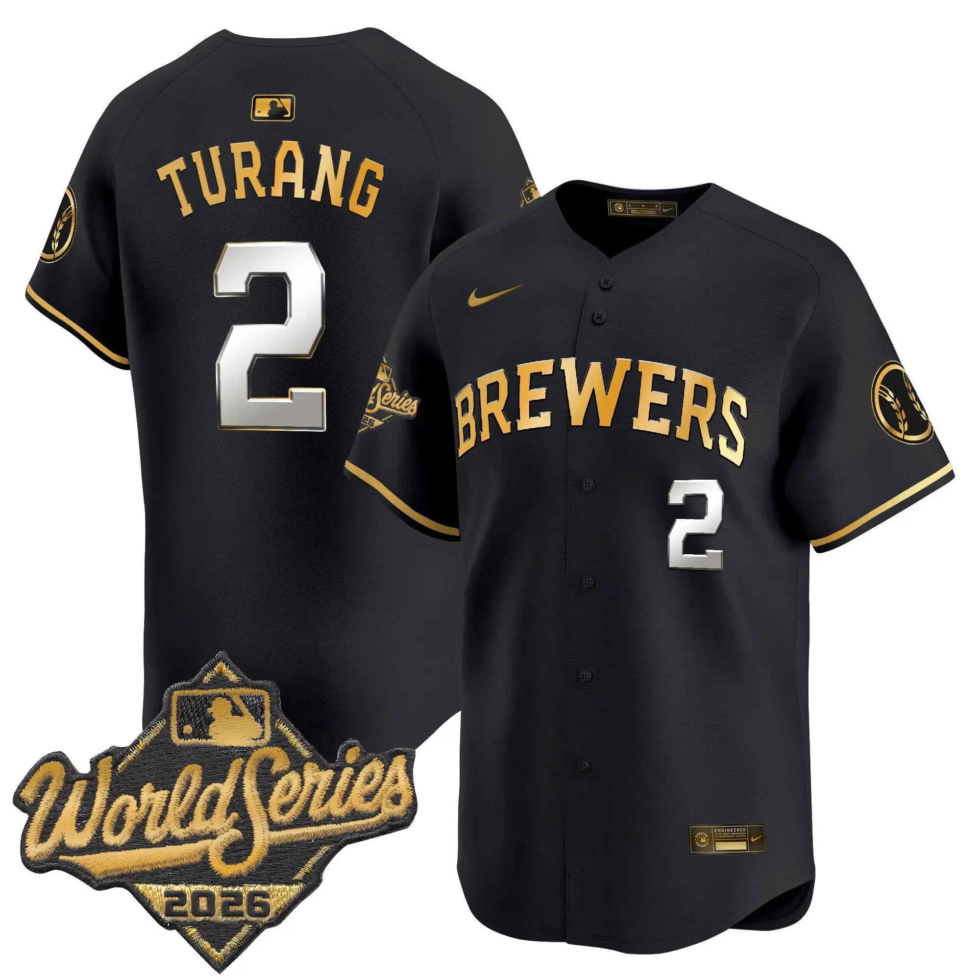 brice-turang-jersey-2-milwaukee-brewers-2026-world-series-vapor-premier-limited-stitched-03 - Malcom Terry Brice Turang Jersey #2 Milwaukee Brewers 2026 World Series Vapor Premier Limited Stitched