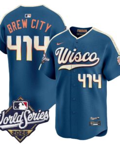 Brew City Jersey #414 Milwaukee Brewers 2026 World Series Vapor Premier Limited Stitched