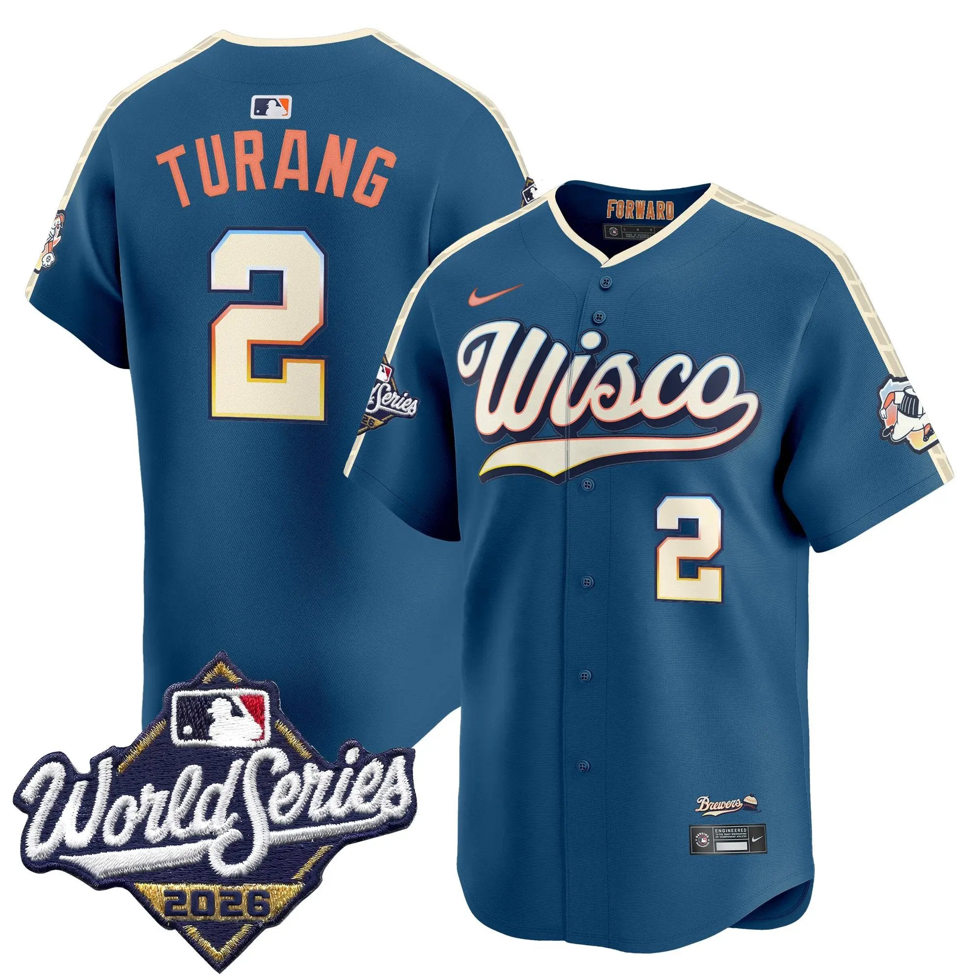 brice-turang-jersey-2-milwaukee-brewers-2026-world-series-vapor-premier-limited-stitched-05 - Malcom Terry Brice Turang Jersey #2 Milwaukee Brewers 2026 World Series Vapor Premier Limited Stitched
