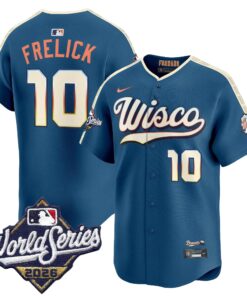 Sal Frelick Jersey #10 Milwaukee Brewers 2026 World Series Vapor Premier Limited Stitched