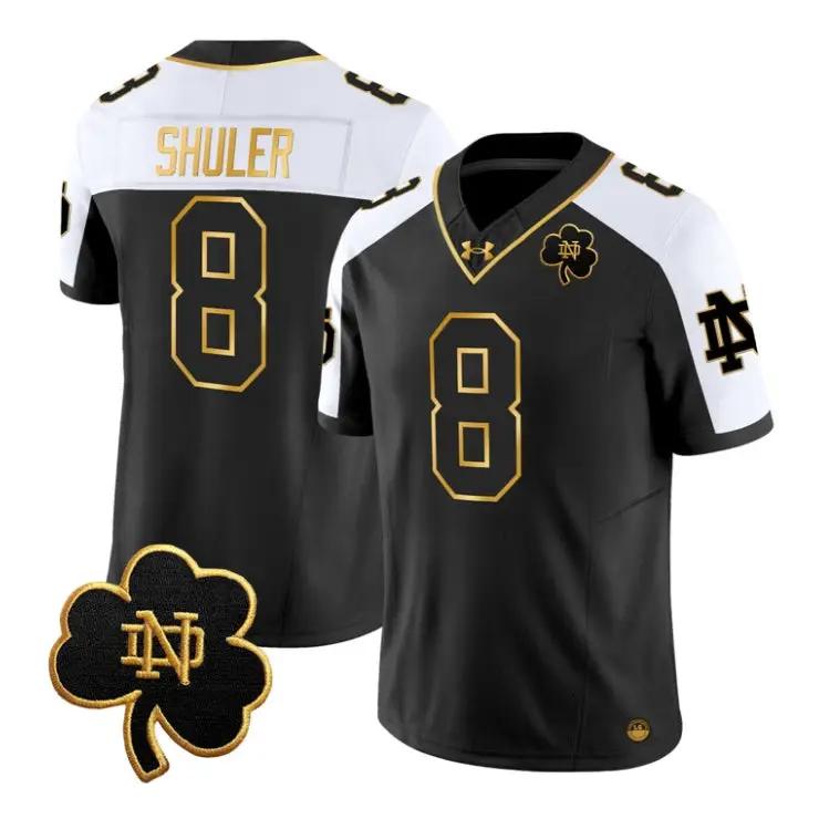 Adon Shuler Jersey #8 Notre Dame Fighting Irish 2026 All Stitched by My Store NCAA Football Jerseys