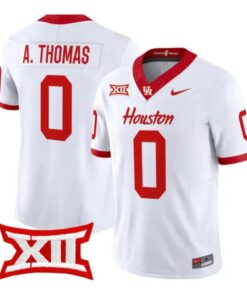 Amare Thomas Jersey #0 Houston Cougars 2026 Football Limited Stitched by My Store NCAA Football Jerseys