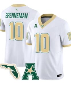 Brody Brenneman Jersey #10 South Florida Bulls 2026 The Gold Standard Stitched by My Store NCAA Football Jerseys