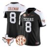 Cam Coleman Jersey #8 Texas Longhorns 2026 Football Vapor Stitched by My Store NCAA Football Jerseys