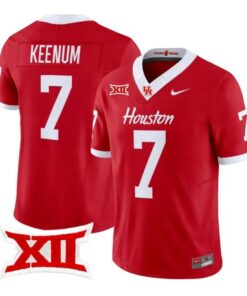 Case Keenum Jersey #7 Houston Cougars 2026 Football Limited Stitched by My Store NCAA Football Jerseys