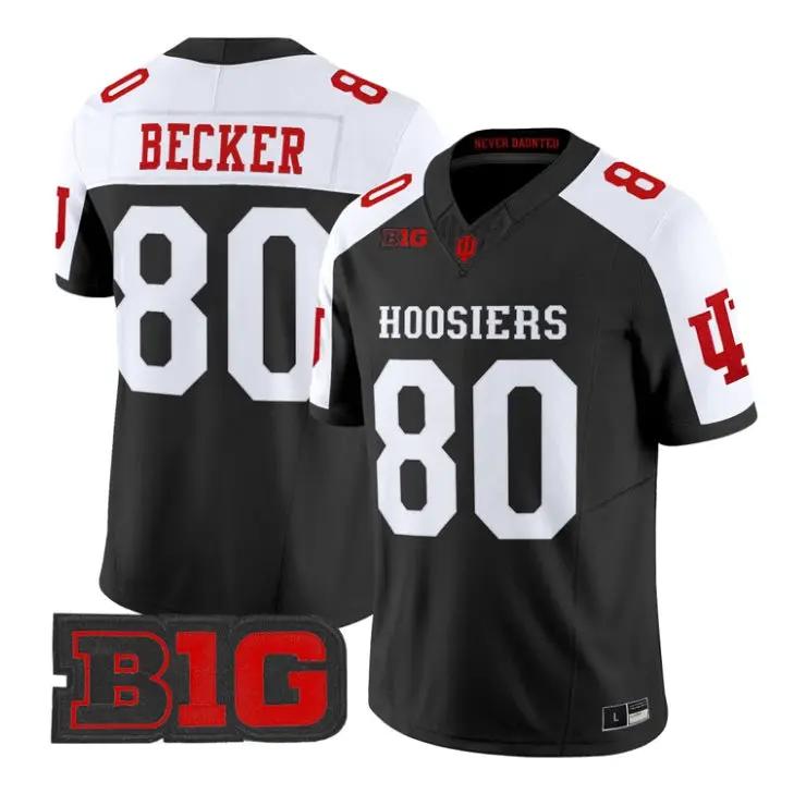 Charlie Becker Jersey #80 Indiana Hoosiers 2026 Vapor All Stitched by My Store NCAA Football Jerseys